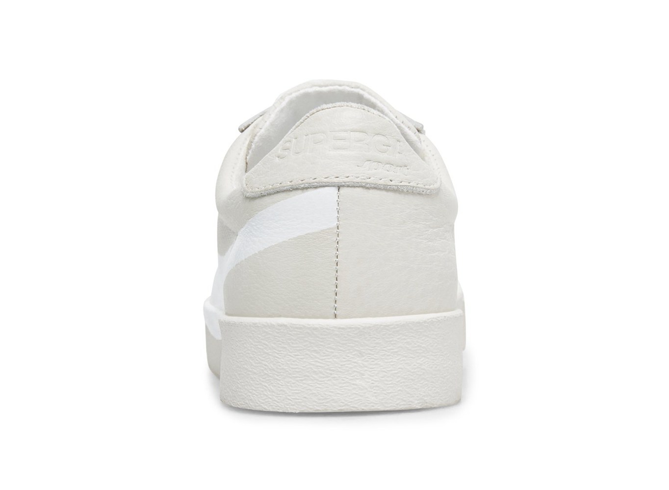 Tenis Feminino Branco - Superga 2843 Clubs Tumbled Couro U Logo - LZWMB-4186